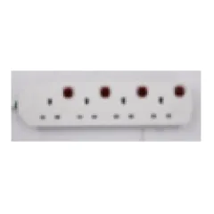 4-way extension socket