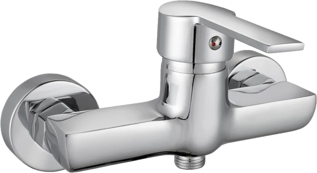 Wall-mounted shower mixer