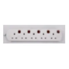 5-way extension socket